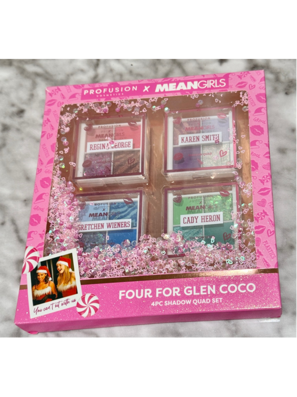 Profusion x Mean Girls Eyeshadow Quad 4 for Glen Coco, Shadow Quad